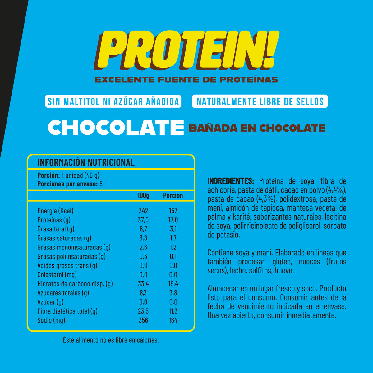 Barritas de proteína IPAL Protein! Chocolate