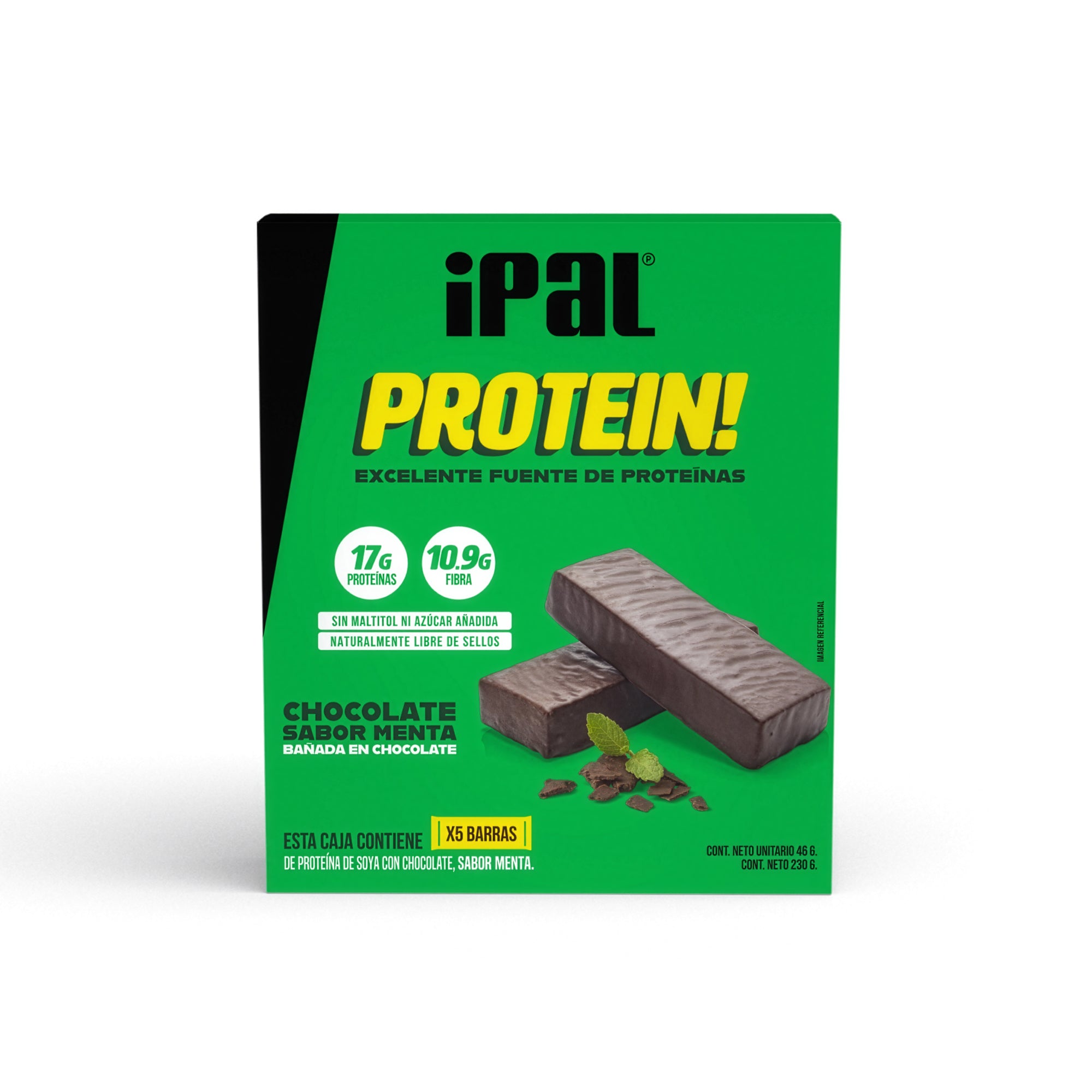 Barritas de proteína IPAL Protein! Chocolate Menta