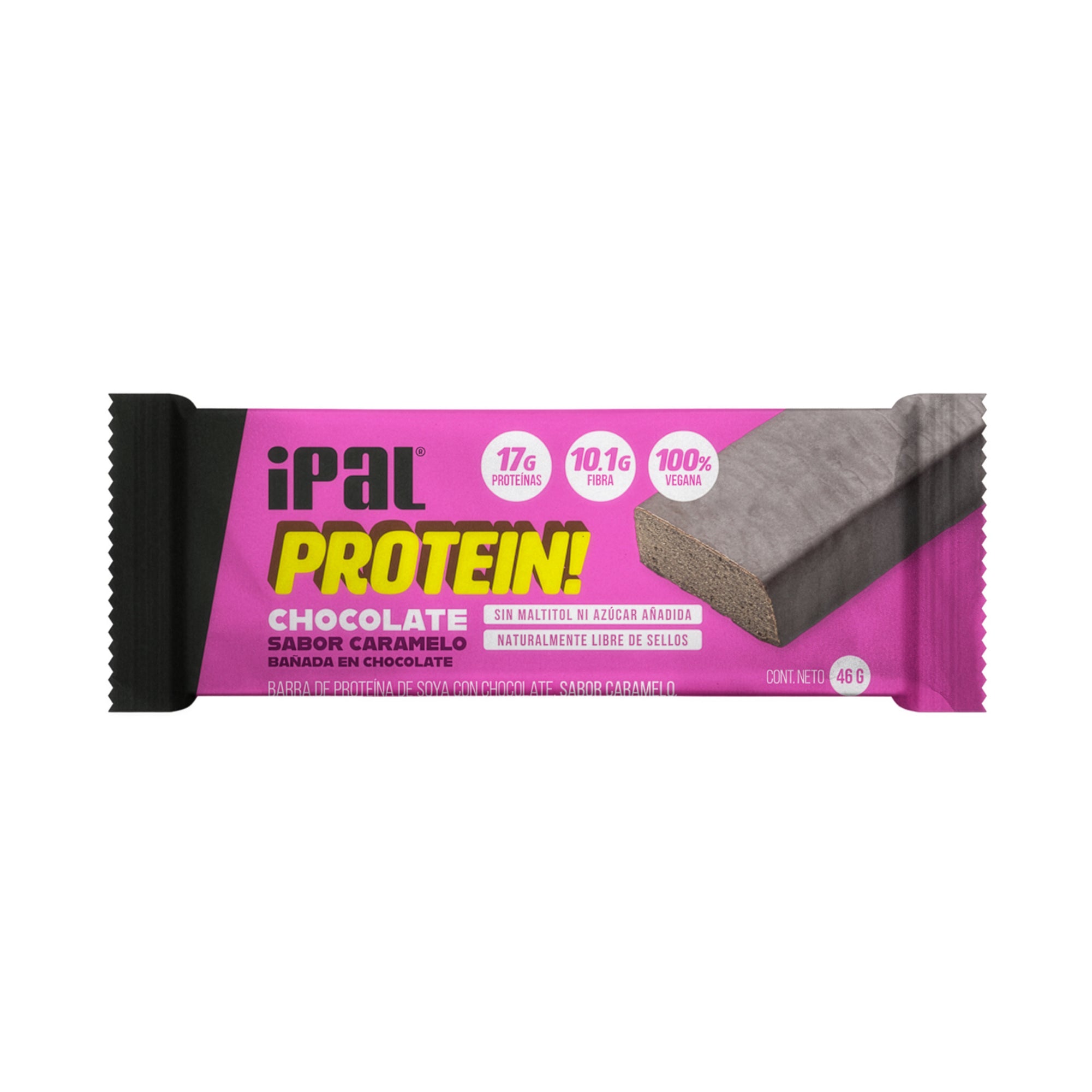 Barritas de proteína IPAL Protein! Chocolate Caramelo
