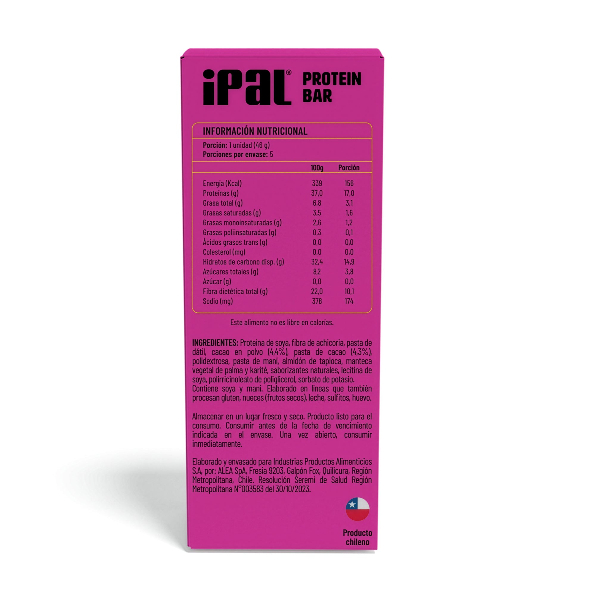 Barritas de proteína IPAL Protein! Chocolate Caramelo