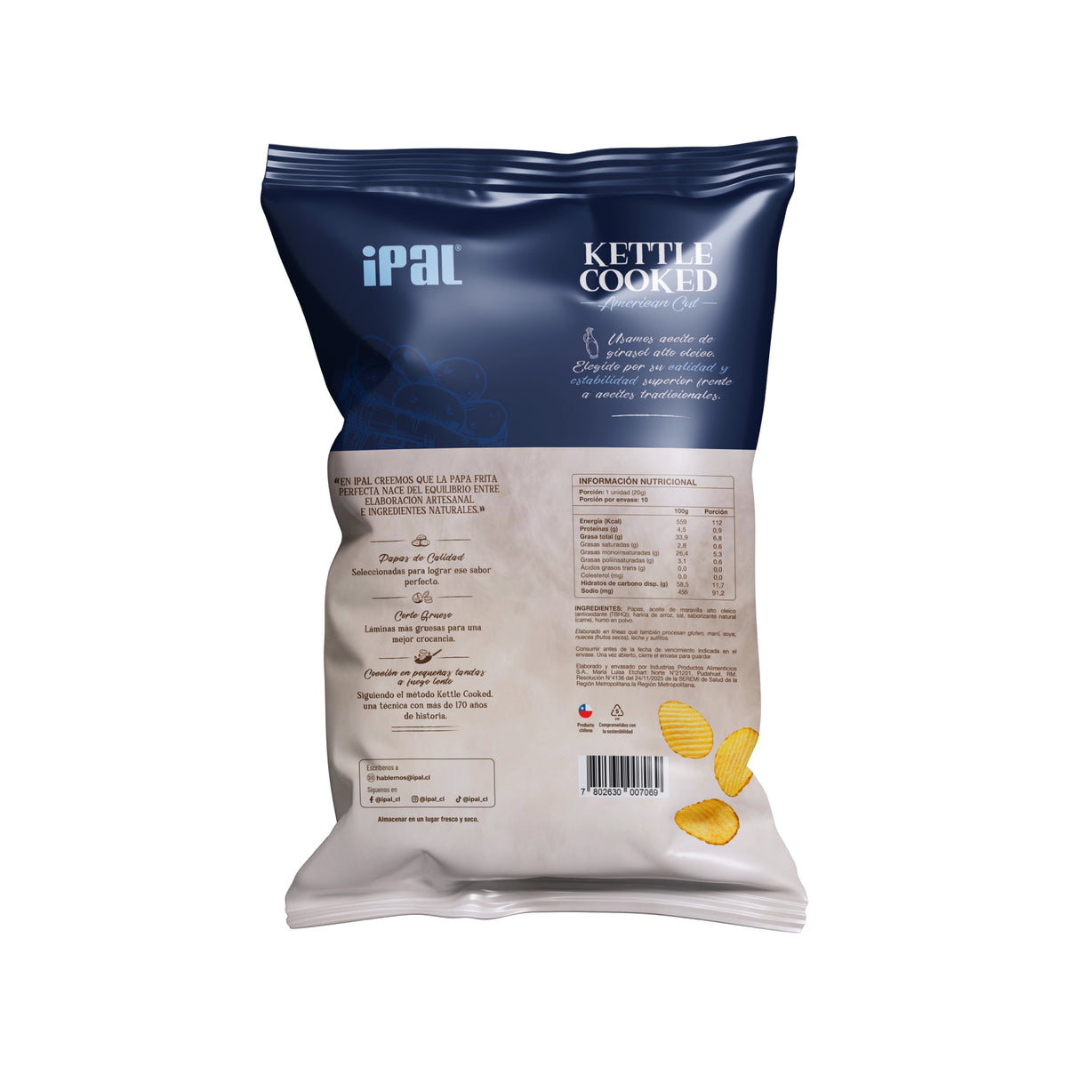Papas Fritas Corte Americano IPAL Kettle Cooked Brisket Ahumado 200 g