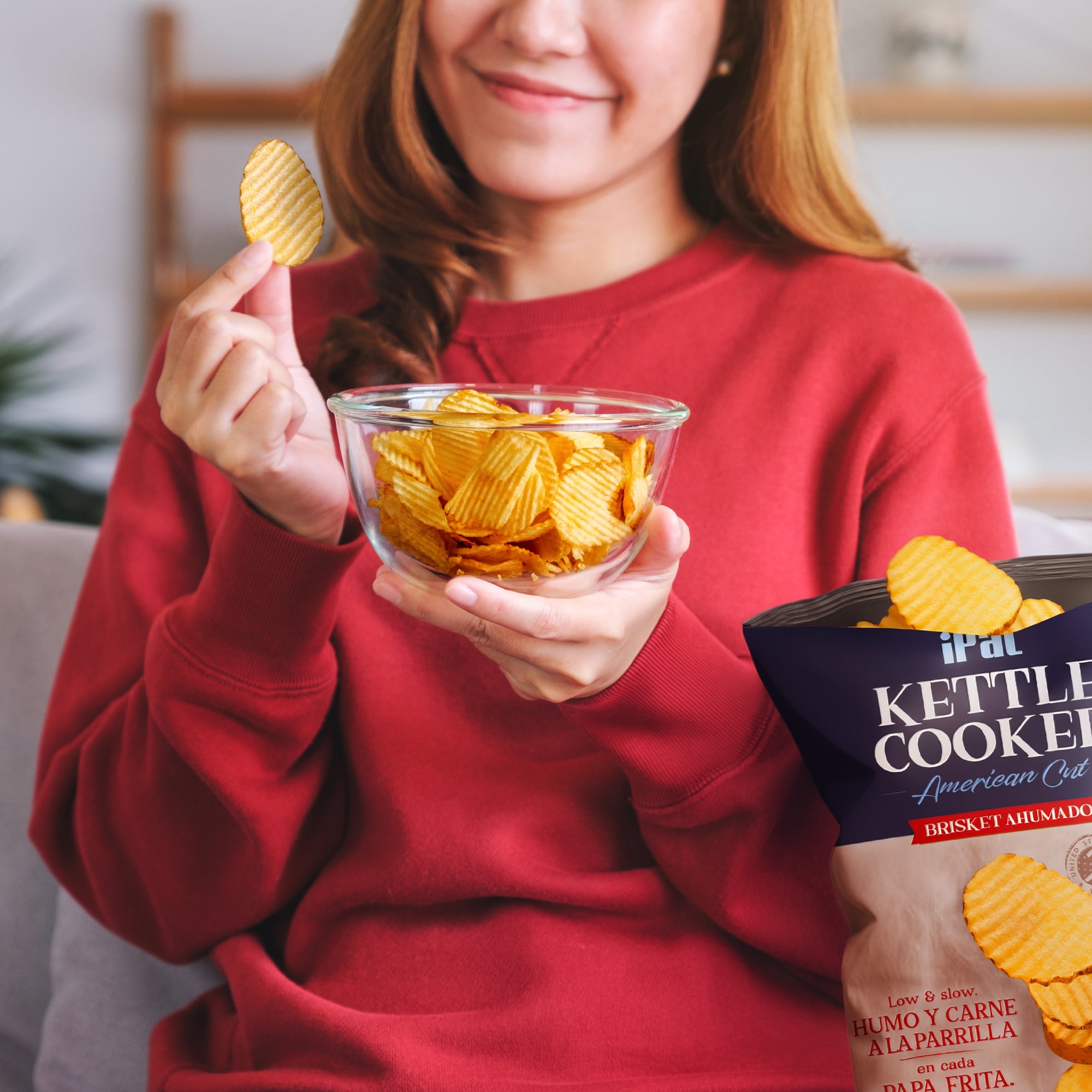 Papas Fritas Corte Americano IPAL Kettle Cooked Brisket Ahumado 200 g