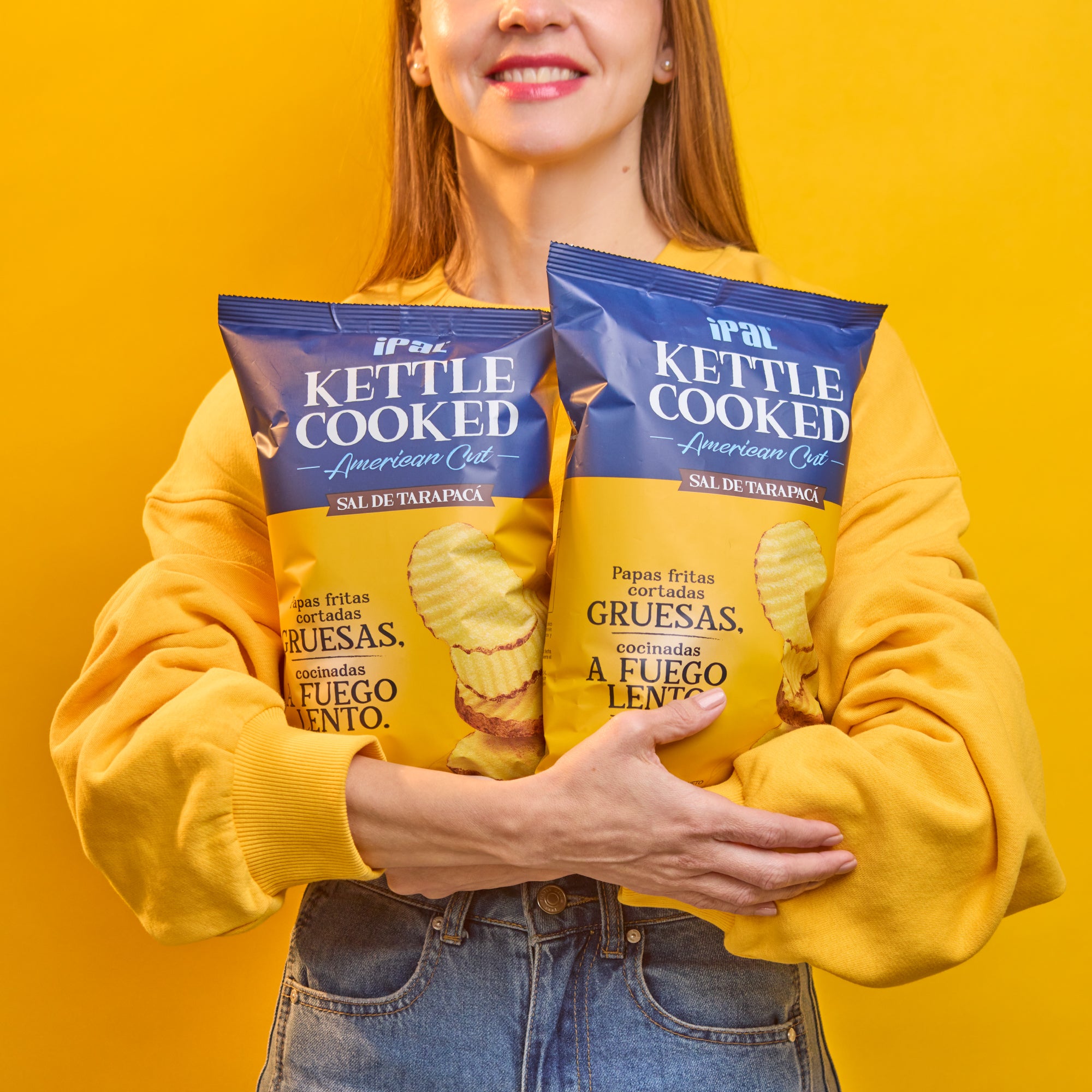 Papas Fritas Corte Americano IPAL Kettle Cooked Sal de Tarapacá 200 g