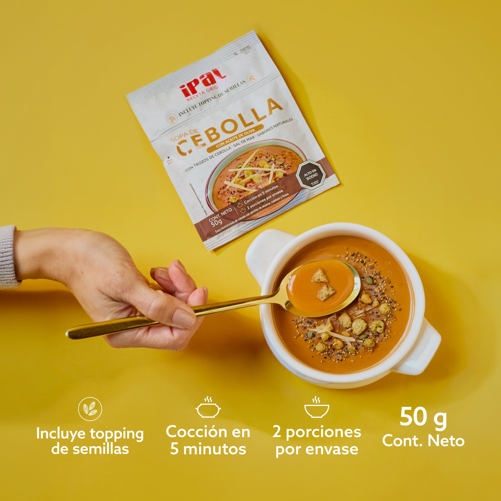 Sopa de Cebolla IPAL Receta Original