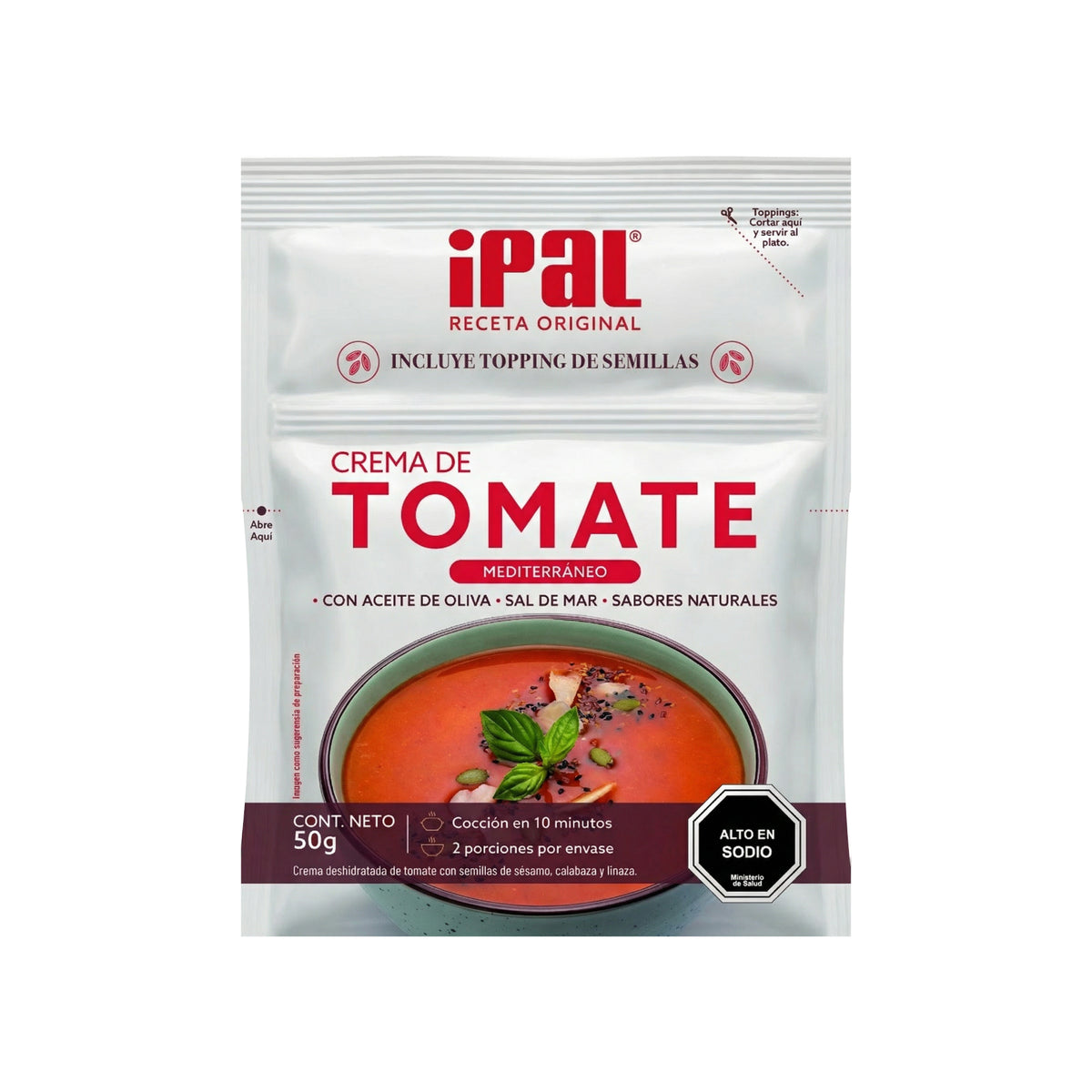 Crema de Tomate Mediterráneo IPAL Receta Original